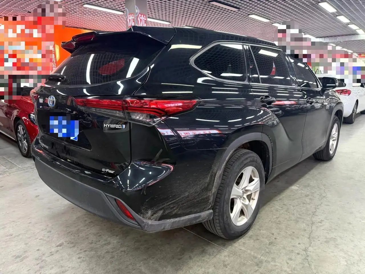 Toyota 2023 Highlander Dual Engine 2.5 Stepless Intelligent Electric Hybrid Four-wheel Drive Elite Edition 7-seat Automatic Transmission 6