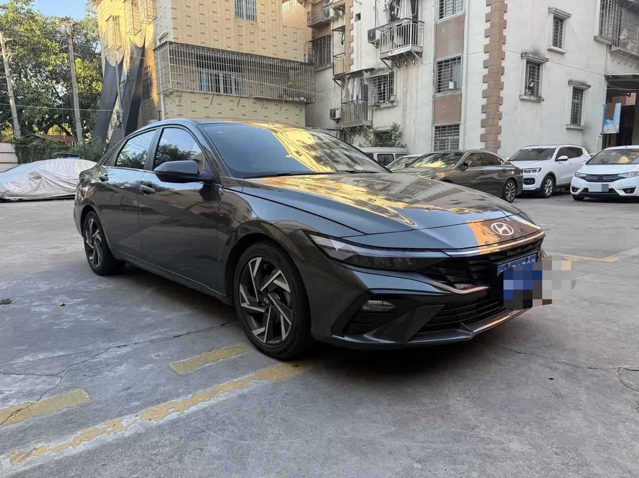 Hyundai 2023 Elantra-sedan 1.5 stepless GLX elite automatic gear 2
